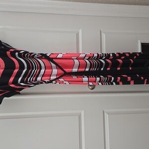 NWT Avenue Maxi Dress with Salmon Pink Stripes